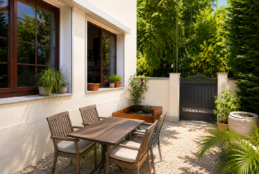 Maison de ville - 2 chambres, une cour privative.