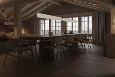 Penthouse face aux sommets - trois suites, piscine & spa.